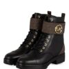 Michael Kors Tatum Schnürstiefeletten Damen, Schwarz