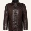 Milestone Lazaro Lederjacke Herren, Braun