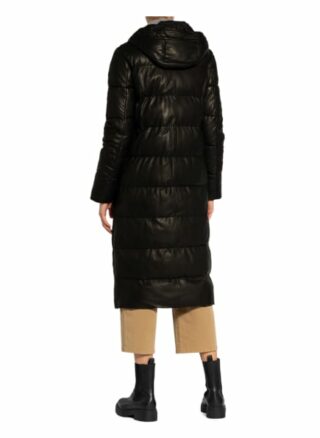 Milestone Tamina Lederjacke Damen, Schwarz