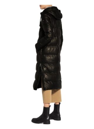 Milestone Tamina Lederjacke Damen, Schwarz