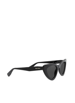 Miu Miu Mu 01vs Sonnenbrille Damen, Schwarz