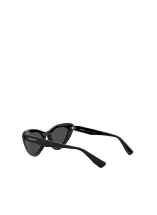 Miu Miu Mu 01vs Sonnenbrille Damen, Schwarz
