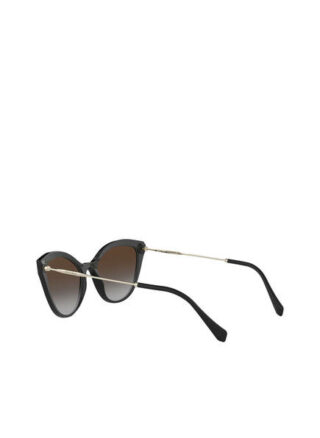 Miu Miu Mu 03us Sonnenbrille Damen, Schwarz