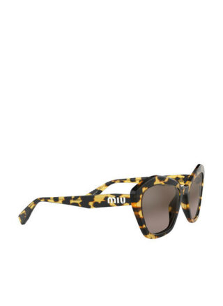 Miu Miu Mu 05us Sonnenbrille Damen, Braun