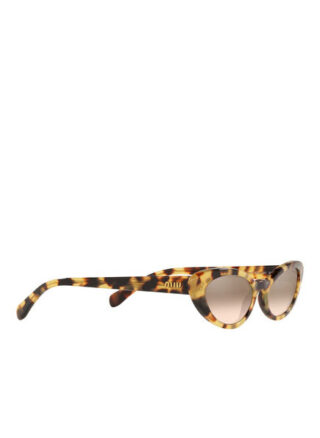 Miu Miu Mu 09us Sonnenbrille Damen, Braun