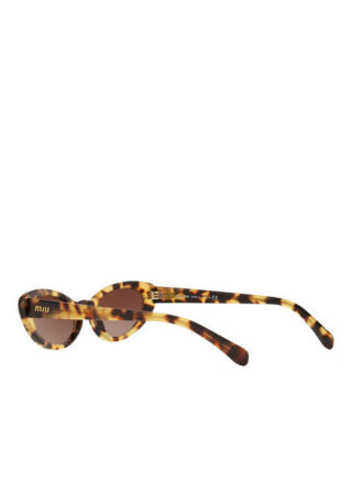 Miu Miu Mu 09us Sonnenbrille Damen, Braun