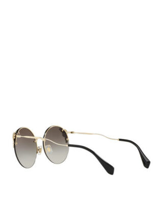 Miu Miu Mu 52ts Sonnenbrille Damen, Gold
