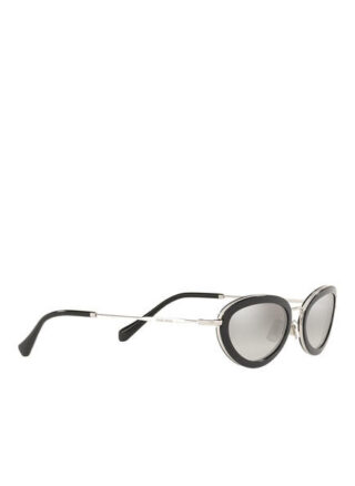 Miu Miu Mu 58us Sonnenbrille Damen, Schwarz