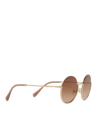Miu Miu Mu 69us Sonnenbrille Damen, Gold