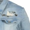 Monari Jeansjacke Damen, Blau