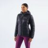 Montane Featherlite Daunenjacke Damen, Schwarz