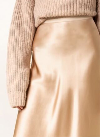 Mrs & HUGS A-Linien-Rock Damen, Beige