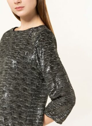 Mrs & HUGS Blusenshirt Damen, Grau