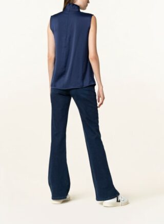 Mrs & HUGS Blusentop Damen, Blau