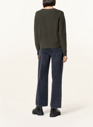 Mrs & HUGS Cashmere-Pullover Damen, Grün