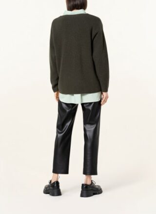 Mrs & HUGS Cashmere-Pullover Damen, Grün