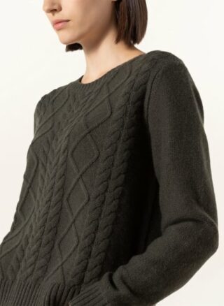 Mrs & HUGS Cashmere-Pullover Damen, Grün