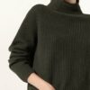 Mrs & HUGS Cashmere-Pullover Damen, Grün