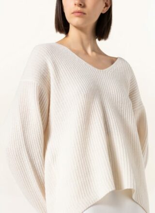 Mrs & HUGS Cashmere-Pullover Damen, Weiß