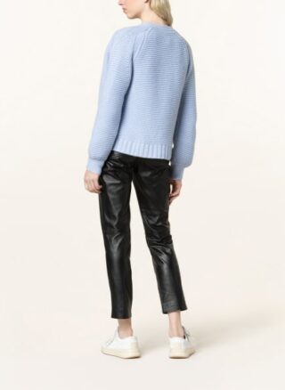 Mrs & HUGS Cashmere-Strickjacke Damen, Blau