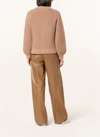 Mrs & HUGS Cashmere-Strickjacke Damen, Braun