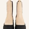 Mrs & HUGS Chelsea Boots Damen, Beige