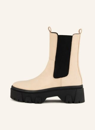 Mrs & HUGS Chelsea Boots Damen, Beige