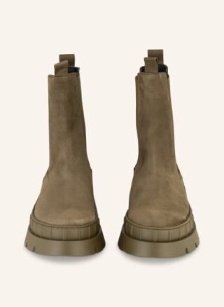 Mrs & HUGS Chelsea Boots Damen, Grün