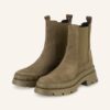 Mrs & HUGS Chelsea Boots Damen, Grün