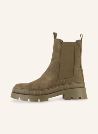 Mrs & HUGS Chelsea Boots Damen, Grün
