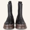 Mrs & HUGS Chelsea Boots Damen, Schwarz