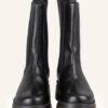 Mrs & HUGS Chelsea Boots Damen, Schwarz