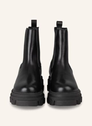 Mrs & HUGS Chelsea Boots Damen, Schwarz