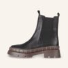Mrs & HUGS Chelsea Boots Damen, Schwarz