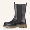 Mrs & HUGS Chelsea Boots Damen, Schwarz