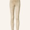 Mrs & HUGS Lederleggings Damen, Beige