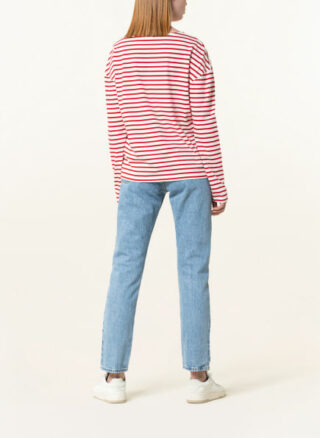 Mrs & HUGS Longsleeve Damen, Rot