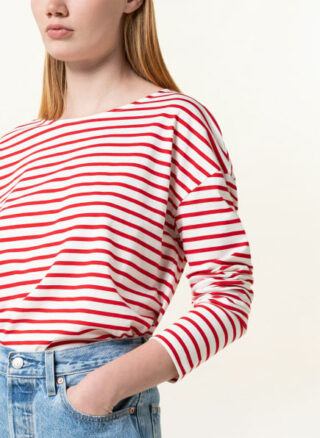 Mrs & HUGS Longsleeve Damen, Rot