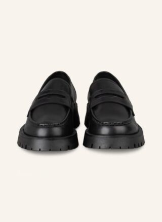 Mrs & HUGS Penny-Loafer Damen, Schwarz