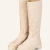 Mrs & HUGS Plateau-Stiefel Damen, Beige