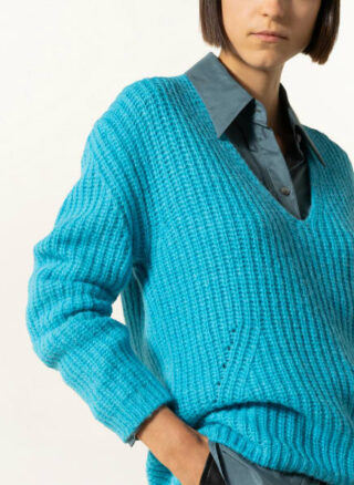 Mrs & HUGS Pullover Damen, Blau