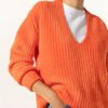 Mrs & HUGS Pullover Damen, Orange