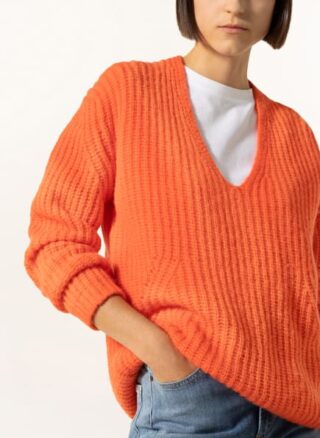 Mrs & HUGS Pullover Damen, Orange