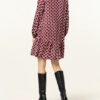 Mrs & HUGS Seidenkleid Damen, Rot