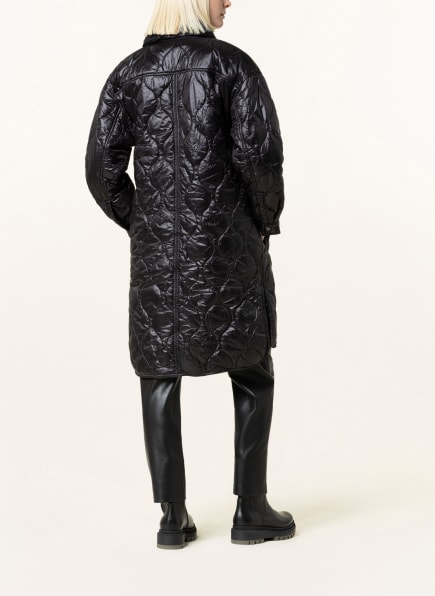 Mrs & HUGS Steppmantel Damen, Schwarz Mrs & HUGS Steppmantel Damen, Schwarz