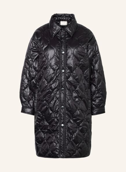 Mrs & HUGS Steppmantel Damen, Schwarz Mrs & HUGS Steppmantel Damen, Schwarz