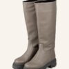 Mrs & HUGS Stiefel Damen, Grau