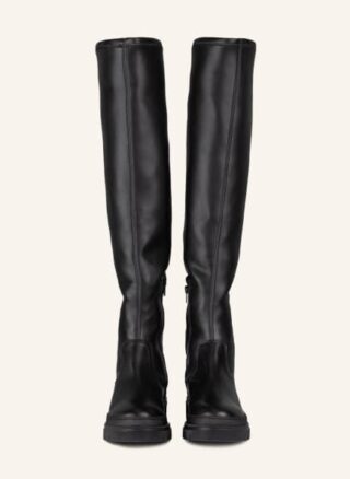 Mrs & HUGS Stiefel Damen, Schwarz