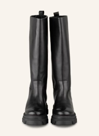 Mrs & HUGS Stiefel Damen, Schwarz