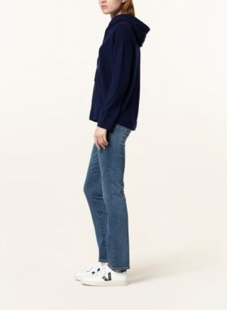 Mrs & HUGS Strick-Hoodie Damen, Blau
